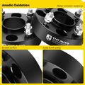 2 Pcs 1.5 inches Black 4x4.5 to 4x4.5 inches Wheel Spacers M12x1.25 66.1mm for 1988 Nissan Stanza