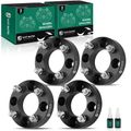 4 Pcs 1.25 inches Black 4x4.5 to 4x4.5 inches Wheel Spacers M12x1.5 78.1mm for 2002 Kia Optima