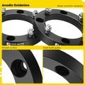 4 Pcs 1 inches Black 4x6.14 to 4x6.14 inches Wheel Spacers M12x1.5 131mm for 2007 Yamaha YFZ450