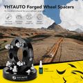 2 Pcs 1 inches Black 4x3.94 to 4x4.25 inches Wheel Adapters M12x1.5 67.1mm for 1993 Toyota Paseo