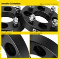 4 Pcs 1 inches Black 4x4.3 to 4x4 inches Wheel Adapters M10x1.25 64.1mm for 2012 Can-Am DS250