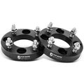 2 Pcs 1 inches Black 4x4.33 to 4x4.53 inches Wheel Adapters M12x1.5 74mm for 1981 Honda ATC250R