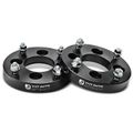 2 Pcs 1 inches Black 4x4.33 to 4x5.39 inches Wheel Adapters M10x1.25 74mm for 2013 Honda Rancher 420