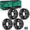 4 Pcs 2 inches Black 4x4.3 to 4x5.39 inches Wheel Adapters M10x1.25 74mm for 2001 Bombardier Traxter 500