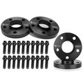 4 Pcs 0.79 inches Black 5x4.41 to 5x4.41 inches Wheel Spacers M12x1.5 66.6mm for 1999 Mercedes-Benz SLK230