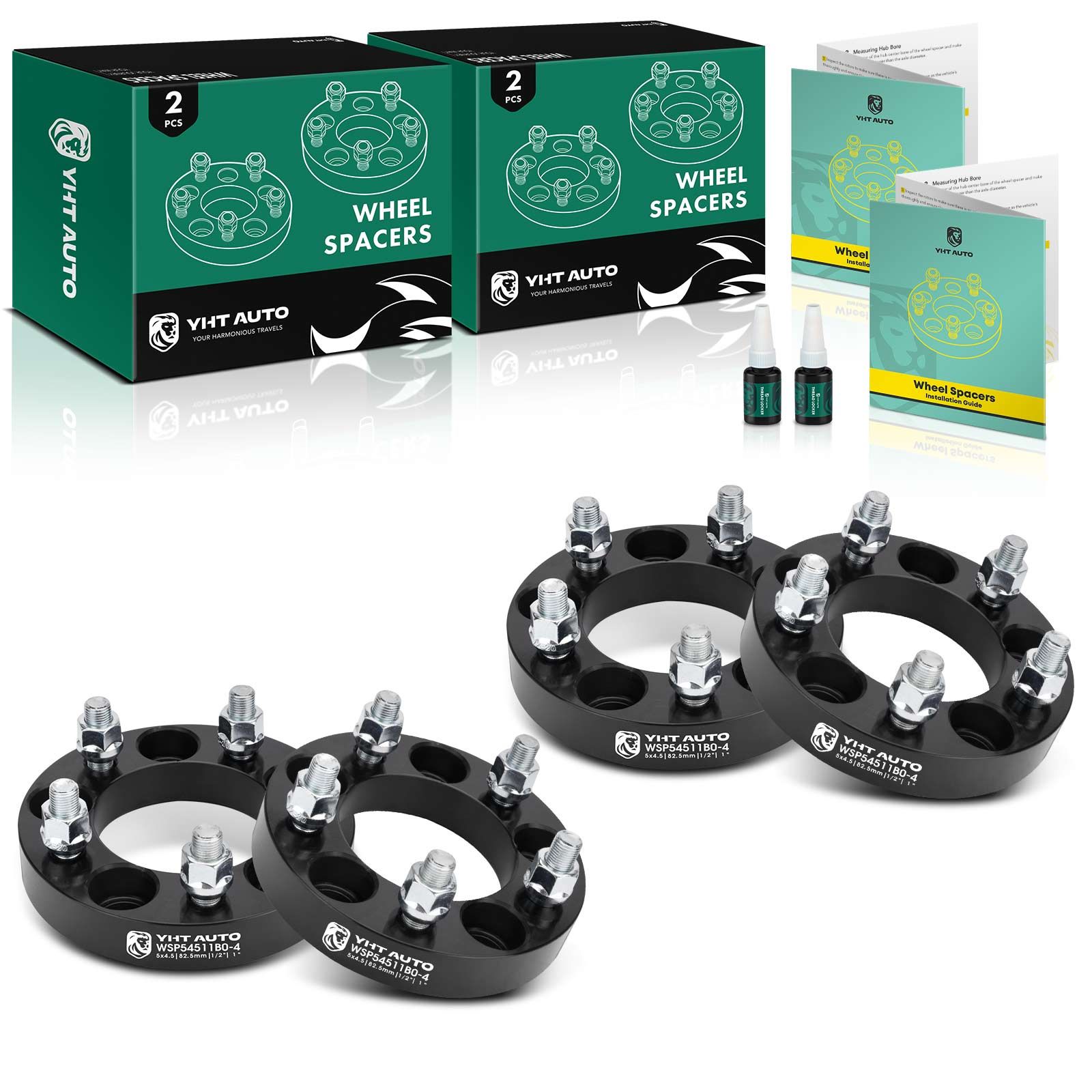 1/2" Wheel Spacers Adapters 5x4.5 To 5x4.5/5x4.75 – For Ford Mustang Lincoln 78.1mm Hub