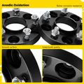 4 Pcs 0.79 inches Black 5x4.5 to 5x4.5 inches Wheel Spacers M12x1.5 67.1mm for 1997 Mazda Millenia