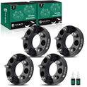 4 Pcs 1.5 inches Black 5x5.31 to 5x5.31 inches Wheel Spacers M14x2 87.1mm for Ford F-150 Lincoln