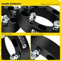 2 Pcs 1.5 inches Black 5x5.5 to 5x5.5 inches Wheel Spacers 0.5625 inch 108mm for 2005 Dodge Durango