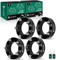 4 Pcs 1.5 inches Black 5x5.5 to 5x5.5 inches Wheel Spacers 0.5625 Inches 108mm for 2006 Dodge Dakota