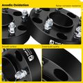 2 Pcs 1.5 inches Black 5x5.5 to 5x5.5 inches Wheel Spacers 0.5625 inch 77.8mm for 2007 Chrysler Aspen