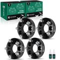 4 Pcs 1 inches Black 5x4.5 to 5x3.94 inches Wheel Adapters M12x1.5 64.1mm for 1991 Dodge Dynasty