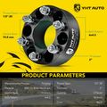 2 Pcs 2 inches Black 6x4.5 to 6x4.5 inches Wheel Spacers 0.5 Inches x 20 71.5mm for 2008 Dodge Viper