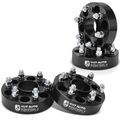 4 Pcs 1.5 inches Black 6x4.72 to 6x4.72 inches Wheel Spacers M14x1.5 66.9mm for 2022 GMC Acadia