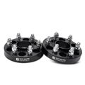 2 Pcs 1 inches Black 6x4.72 to 6x4.72 inches Wheel Spacers M14x1.5 66.9mm for 2023 GMC Acadia