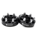 2 Pcs 1.25 inches Black 6x4.72 to 6x4.72 inches Wheel Spacers M14x1.5 66.9mm for 2018-2023 Buick Enclave