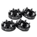 4 Pcs 1.5 inches Black 6x5 to 6x5 inches Wheel Spacers M12x1.5 78.1mm for 2002 GMC Envoy