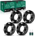 4 Pcs 1.25 inches Black 6x5.3 to 6x5.3 inches Wheel Spacers M14x2 87mm for 2012 Ford F-150