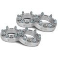 4 Pcs 1.25 inches Silver 6x5.5 to 6x5.5 inches Wheel Spacers M12x1.5 106mm for 2014 Toyota FJ Cruiser