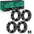 4 Pcs 1.5 inches Black 6x5.5 to 6x5.5 inches Wheel Spacers M12x1.5 108mm for 2010 Lexus GX460