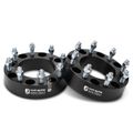 2 Pcs 2 inches Black 8x7.08 to 8x7.08 inches Wheel Spacers M14x1.5 125mm for 2014 GMC Sierra 2500 HD