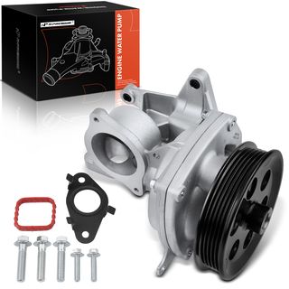 Engine Water Pump with Pulley for Chevrolet Impala Malibu Colorado GMC Canyon