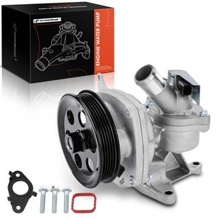 Engine Water Pump with Thermostat for Chevy Malibu Equinox GMC Canyon Buick Regal