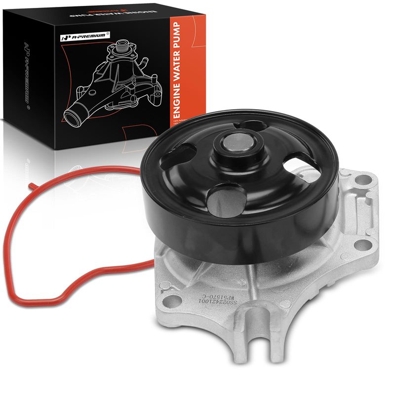 Engine Water Pump with Gasket for 2014 Mazda 2