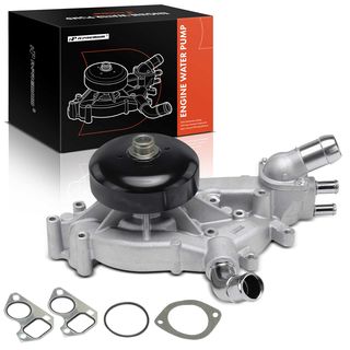 Engine Water Pump with Thermostat & Gasket for Chevy Tahoe GMC Yukon Buick Isuzu