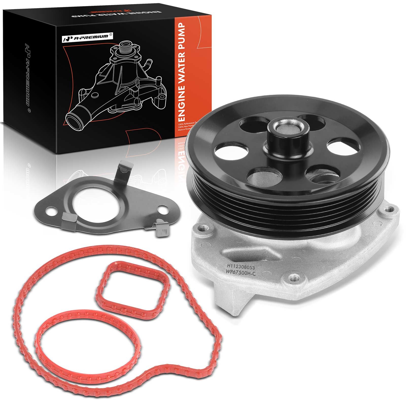 Engine Water Pump with Gasket for Cadillac ATS Chevy Blazer GMC Buick Regal 2.0L