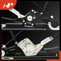 2 Pcs Front Power Window Regulator without Motor for 2011 Mercedes-Benz CLS63 AMG