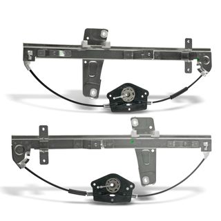 2 Pcs Front Power Window Regulator without Motor for Jeep Grand Cherokee WJ