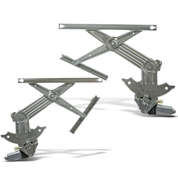 2 Pcs Front Power Window Regulator with Motor for Dodge Ram 1500 2500 3500 02-10