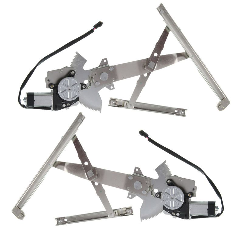 2 Pcs Front Power Window Regulator with Motor for 1992 Oldsmobile Achieva