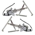 2 Pcs Front Power Window Regulator with Motor for 1992 Oldsmobile Achieva