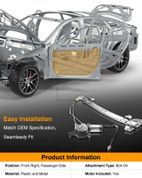Front Passenger Power Window Motor & Regulator Assembly for Acura CL Honda Accord