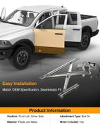 Front Driver Power Window Motor & Regulator Assembly for Dodge Ram 1500 2500 3500 94-02