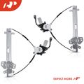 2 Pcs Front Power Window Regulator with Motor for Honda Accord 2003-2007 Coupe