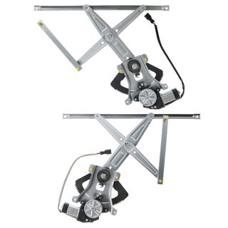 2 Pcs Front Power Window Regulator with Motor for Chevy Aveo Pontiac Wave Suzuki