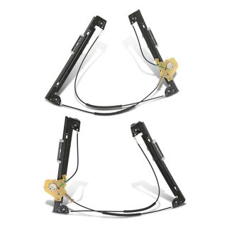 2 Pcs Front Power Window Regulator without Motor for Mini Cooper 2002-2005