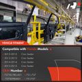 Rear Driver Power Window Motor & Regulator Assembly for Honda Civic 2012-2015