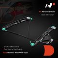 2 Pcs Front Power Window Regulator without Motor for 2004 BMW 330xi