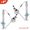 2 Pcs Front Power Window Regulator with Motor for 2003 Mitsubishi Outlander