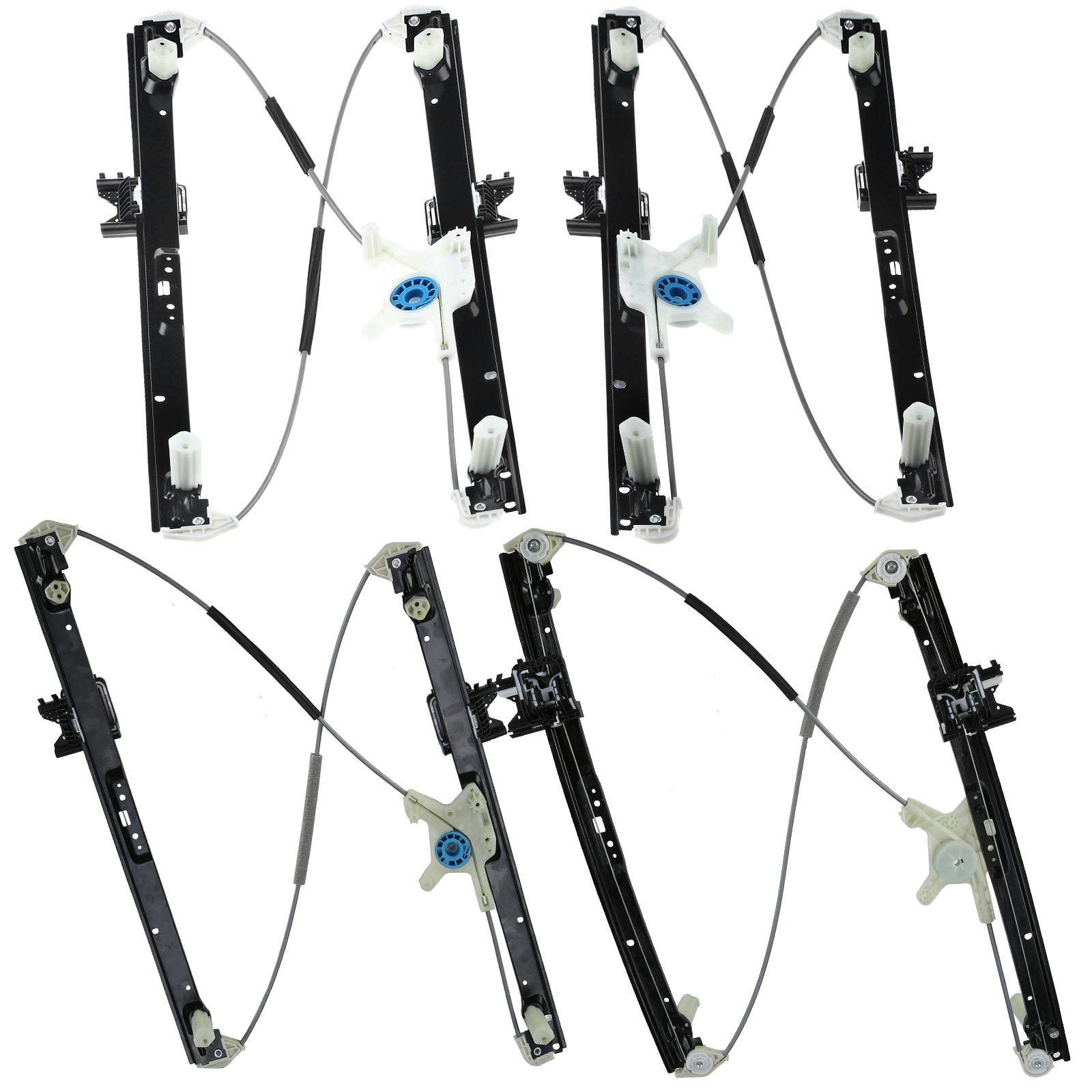 4 Pcs Front & Rear Power Window Regulator for 2019 Land Rover Range Rover Sport