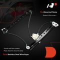 2 Pcs Front Power Window Regulator without Motor for 2010 BMW X3