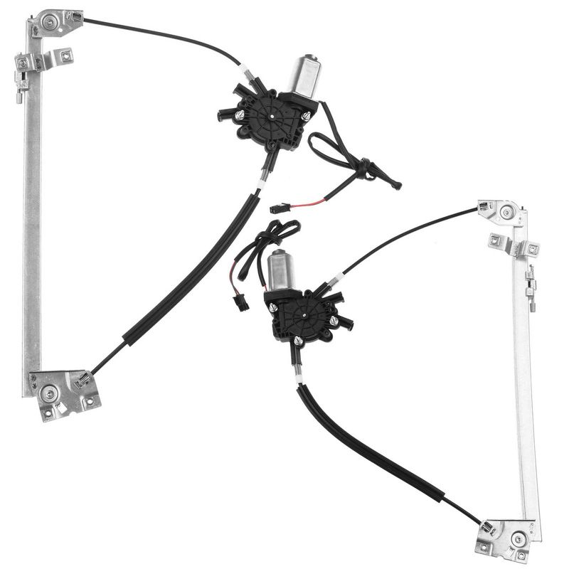 2 Pcs Front Power Window Regulator with Motor for 1985 Audi 5000