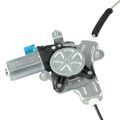 Electric Power Window Regulator with Motor Compatible with Hyundai Accent 2000-2005 Sedan, Front Right Passenger Side