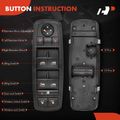 Front Driver Power Window Switch for 2015 Dodge Dart