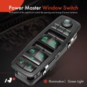 Front Driver Power Window Switch for Dodge Ram 1500 2500 3500 2009-2012 4 Door