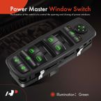 Front Driver Power Window Switch for Dodge Grand Caravan Chrysler Town & Country